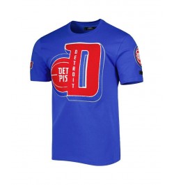 Men's Blue Detroit Pistons Mash Up Capsule T-shirt $34.30 T-Shirts