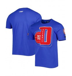 Men's Blue Detroit Pistons Mash Up Capsule T-shirt $34.30 T-Shirts