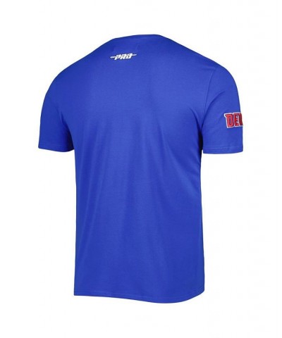 Men's Blue Detroit Pistons Mash Up Capsule T-shirt $34.30 T-Shirts