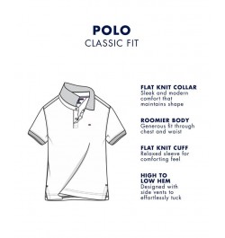 Men's Big & Tall Classic-Fit Ivy Polo Blue $29.40 Polo Shirts