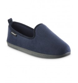 Men's Memory Foam Microterry Samson Closed Back Slippers Blue $11.04 Shoes