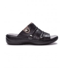 Women's Gertie Slide Sandals Black $50.32 Shoes