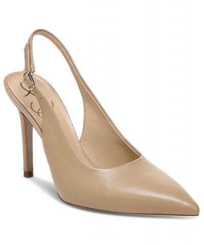 Women's Hazel Slingback Pumps Tan/Beige $58.50 Shoes