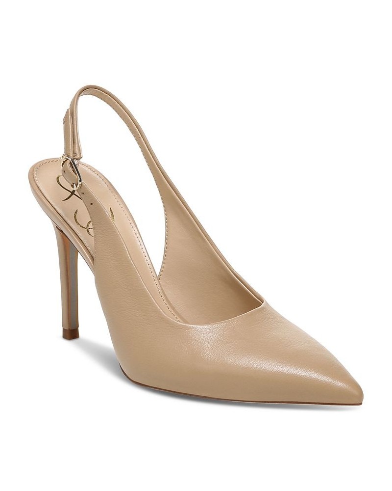 Women's Hazel Slingback Pumps Tan/Beige $58.50 Shoes