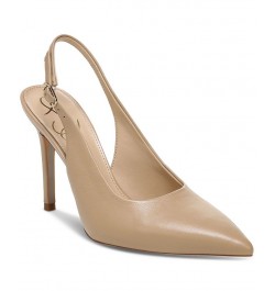 Women's Hazel Slingback Pumps Tan/Beige $58.50 Shoes