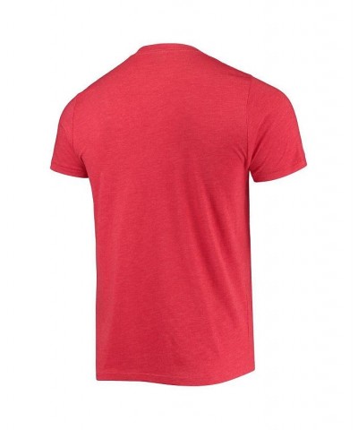 Men's Red Cleveland Guardians Hyper Local Tri-Blend T-shirt $20.64 T-Shirts