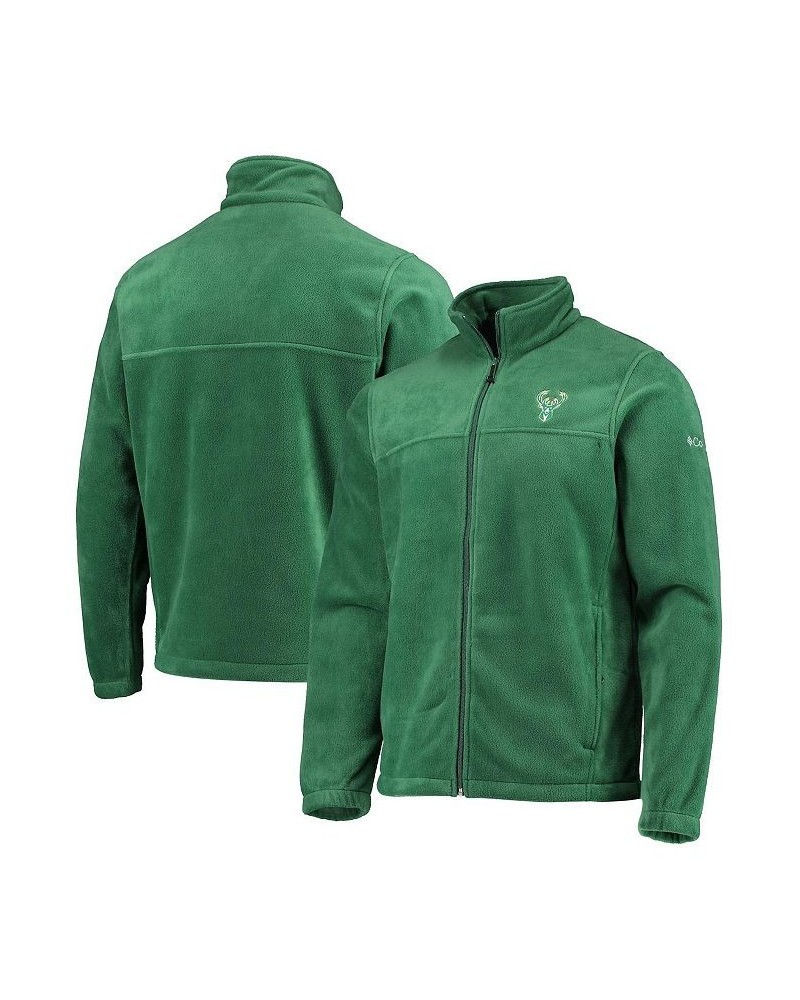 Men's Milwaukee Bucks Hunter Green Flanker Full-Zip Jacket $49.39 Jackets