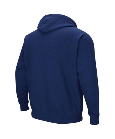 Men's Navy UC Davis Aggies Arch and Logo Pullover Hoodie $23.10 Sweatshirt