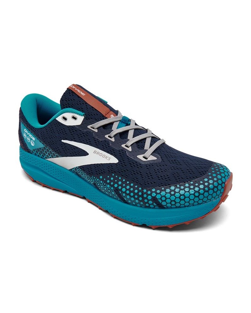 Men's Divide 3 Running Sneakers Blue $53.90 Shoes