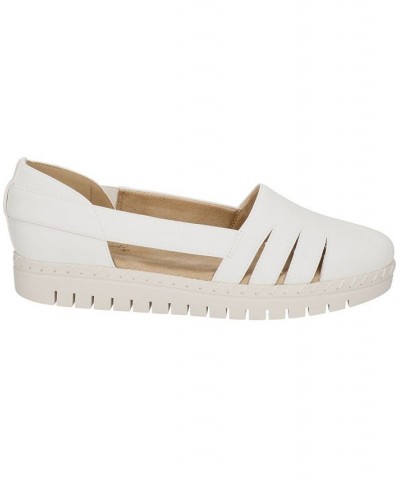 Women's Bugsy Comfort Slip-on Flats White $26.00 Shoes