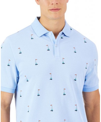 Men's Hole in One Golf Polo Blue $11.92 Polo Shirts