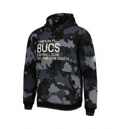 Men's Black Tampa Bay Buccaneers Camo Pullover Hoodie $52.79 Sweatshirt