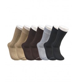 Men's Dress Crew Socks, Pack of 7 Multi $15.27 Socks