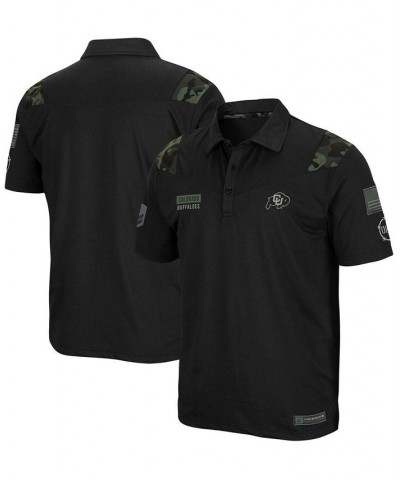 Men's Black Colorado Buffaloes OHT Military Inspired Appreciation Sierra Polo $32.39 Polo Shirts