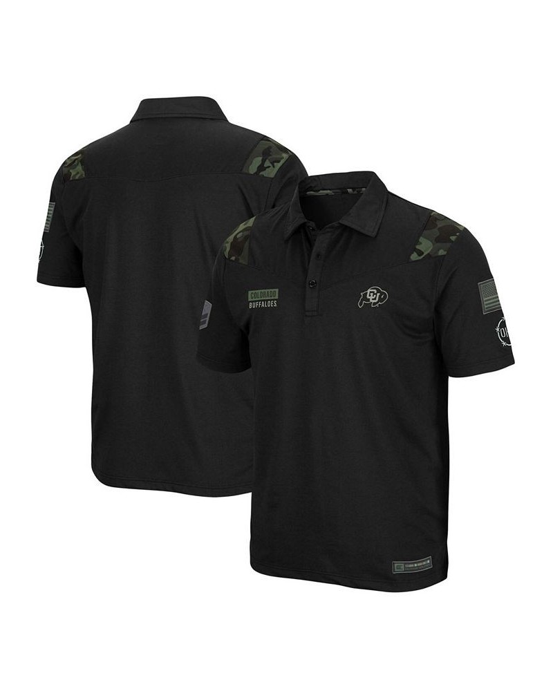 Men's Black Colorado Buffaloes OHT Military Inspired Appreciation Sierra Polo $32.39 Polo Shirts