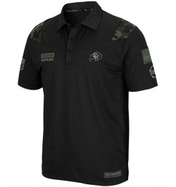 Men's Black Colorado Buffaloes OHT Military Inspired Appreciation Sierra Polo $32.39 Polo Shirts