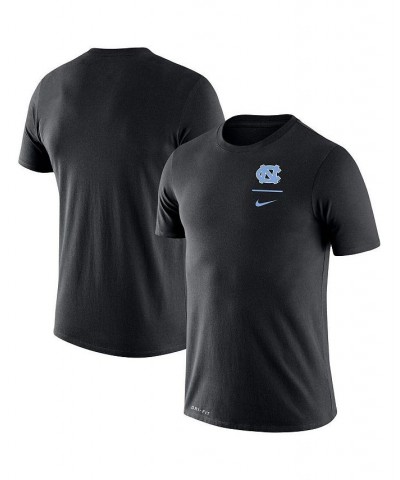 Men's Black North Carolina Tar Heels Logo Stack Legend Performance T-shirt $28.99 T-Shirts