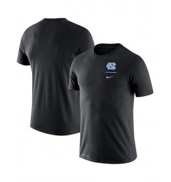 Men's Black North Carolina Tar Heels Logo Stack Legend Performance T-shirt $28.99 T-Shirts