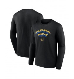 Men's Branded Golden State Warriors Japanese Heritage Long Sleeve T-shirt $19.80 T-Shirts