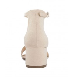 Women's Noelle Block Heel Sandals Tan/Beige $32.50 Shoes