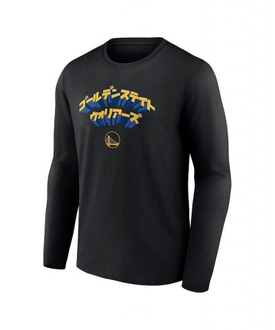 Men's Branded Golden State Warriors Japanese Heritage Long Sleeve T-shirt $19.80 T-Shirts