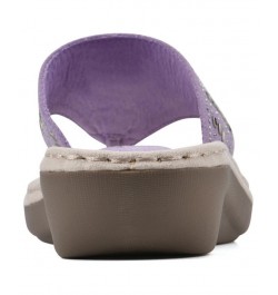 Cienna Comfort Thong Sandals Purple $31.74 Shoes