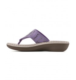 Cienna Comfort Thong Sandals Purple $31.74 Shoes