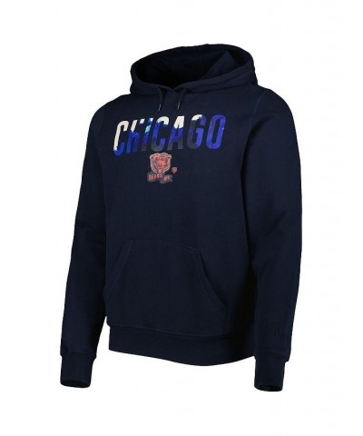 Men's Navy Chicago Bears Ink Dye Pullover Hoodie $32.76 Sweatshirt