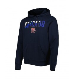 Men's Navy Chicago Bears Ink Dye Pullover Hoodie $32.76 Sweatshirt