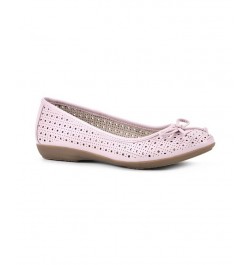 Women's Cheryl Ballet Flats Pink $35.19 Shoes