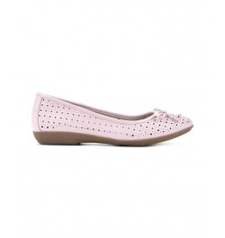 Women's Cheryl Ballet Flats Pink $35.19 Shoes