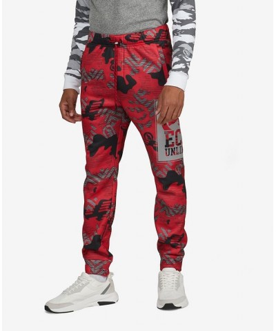 Men's Dragon Stone Fleece Joggers Red $26.68 Pants