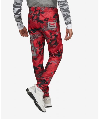 Men's Dragon Stone Fleece Joggers Red $26.68 Pants