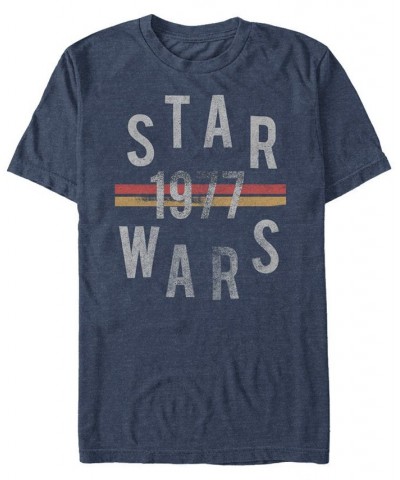 Star Wars Men's Classic Since 1977 Short Sleeve T-Shirt Blue $19.94 T-Shirts