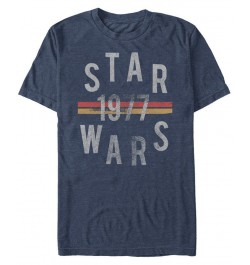 Star Wars Men's Classic Since 1977 Short Sleeve T-Shirt Blue $19.94 T-Shirts