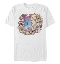 Men's Alice in Wonderland Alice Dream Short Sleeve T-shirt White $14.35 T-Shirts