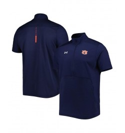 Men's Navy Auburn Tigers Motivate 2.0 Half-Zip Jacket $53.99 Jackets