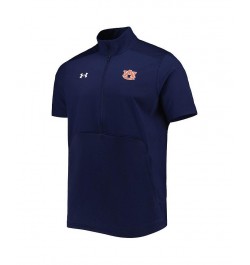 Men's Navy Auburn Tigers Motivate 2.0 Half-Zip Jacket $53.99 Jackets