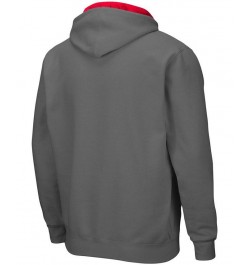 Men's Charcoal Nebraska Huskers Arch Logo 2.0 Full-Zip Hoodie $26.95 Sweatshirt