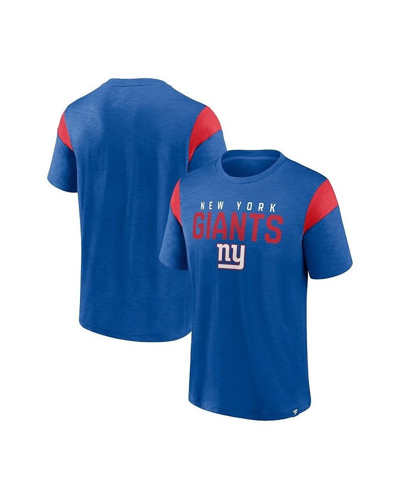 Men's Branded Royal New York Giants Home Stretch Team T-shirt $22.50 T-Shirts