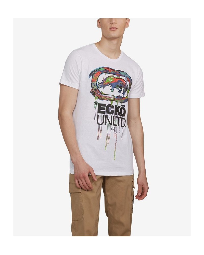 Men's Dripski Graphic T-shirt White $16.66 T-Shirts