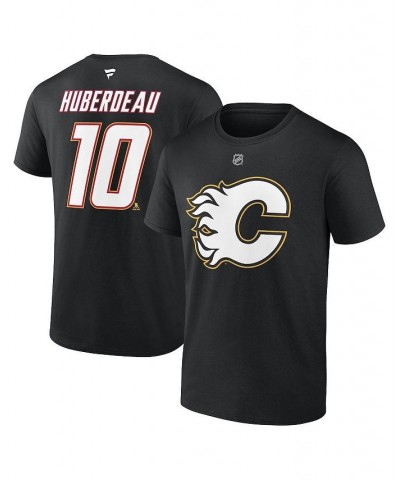 Men's Branded Jonathan Huberdeau Black Calgary Flames Special Edition 2.0 Name and Number T-shirt $16.92 T-Shirts