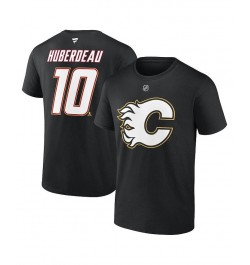 Men's Branded Jonathan Huberdeau Black Calgary Flames Special Edition 2.0 Name and Number T-shirt $16.92 T-Shirts