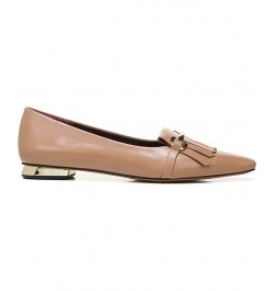 Rina Slip-on Flats Tan/Beige $40.30 Shoes