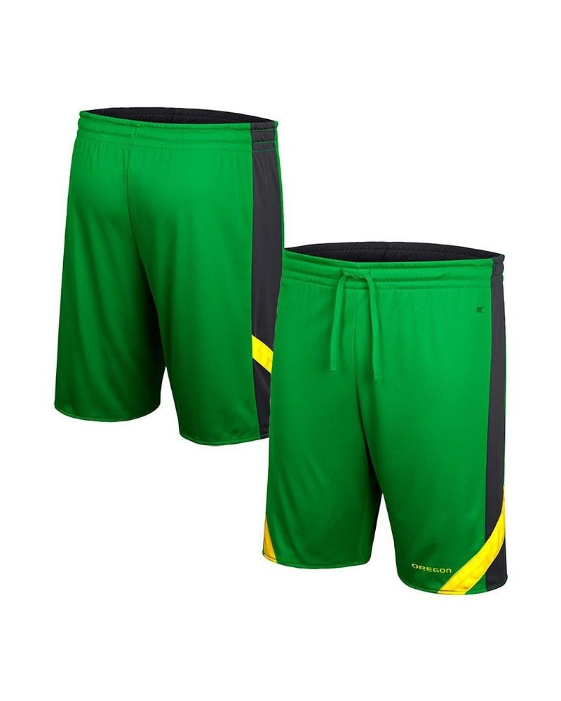 Men's Green, Black Oregon Ducks Am I Wrong Reversible Shorts $24.00 Shorts