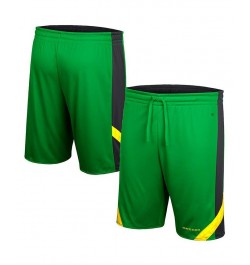 Men's Green, Black Oregon Ducks Am I Wrong Reversible Shorts $24.00 Shorts