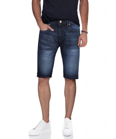 Men's Cultura Belted Denim Shorts Blue $26.10 Shorts