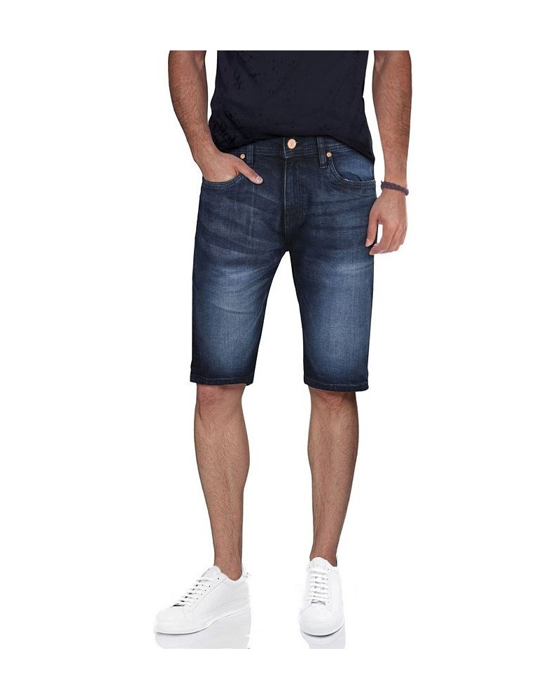 Men's Cultura Belted Denim Shorts Blue $26.10 Shorts