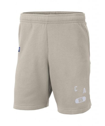 Men's Cream Kentucky Wildcats Fleece Shorts $30.55 Shorts