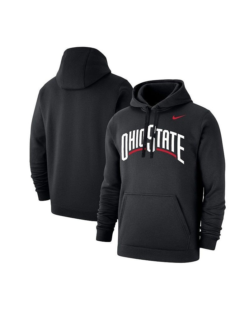 Men's Black Ohio State Buckeyes Logo Pullover Hoodie $27.06 Sweatshirt